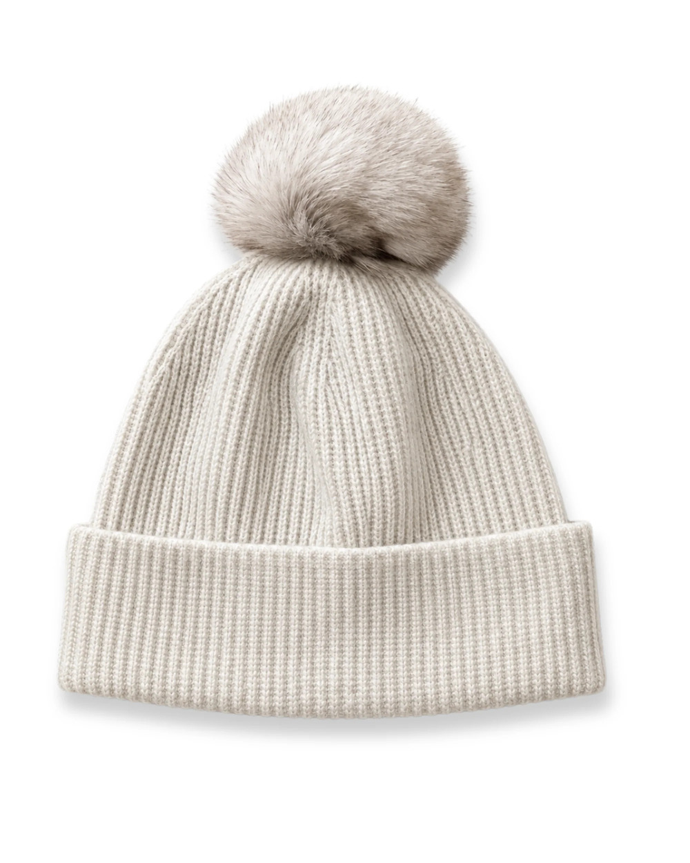 Summersalt Coziest Cashmere Blend Pom Hat in Grey
